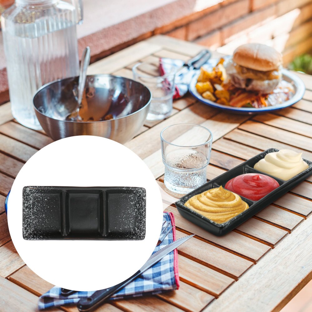 1Pc Keramische Kruiden Schotel Kleine Plaat Keramische Servies Keuken Spice Platen: Assorted Color 1