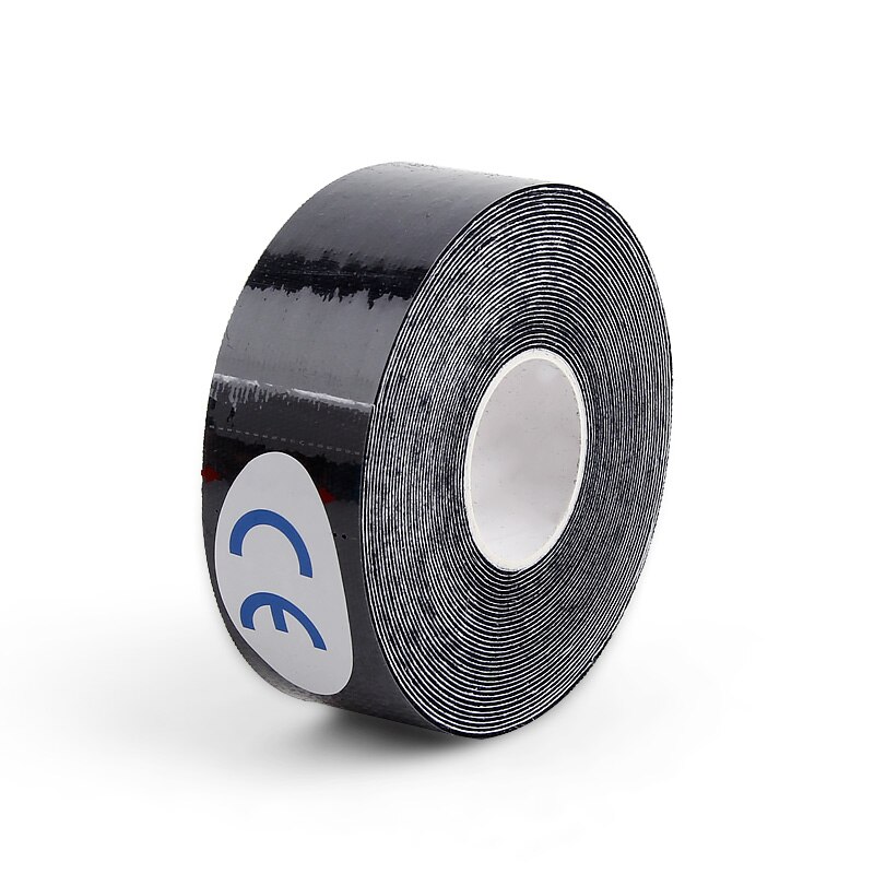 2.5cm x 5m kinesiologietape kinesiotape elastische katoenen kleefband sport spierpleister tape rekverband sticker: Lichtgrijs