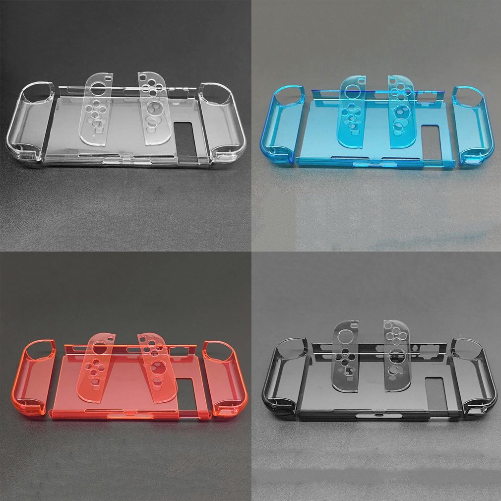 Couvercle de Protection pour PC dur pour interrupteur Nintend NS boîtier détachable en plastique cristal coque Console contrôleur accessoires