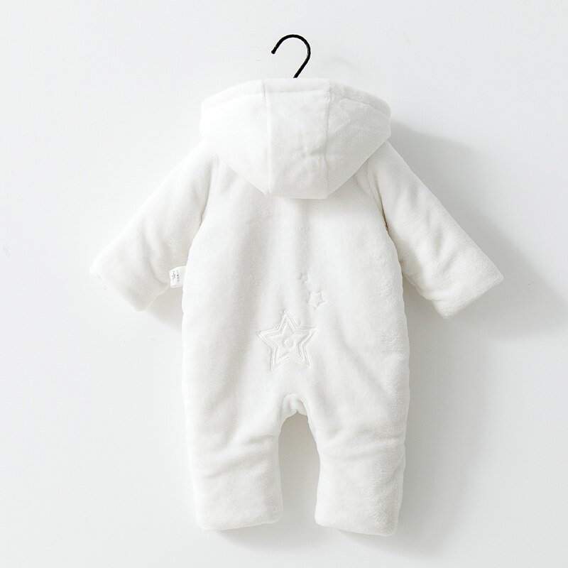 Coral Fleece Jumpsuit Bodysuit Baby Warm Winter Jumpsuits Overall Romper Kids Jongen Meisje Klimmen Pyjama Kleding Outfits