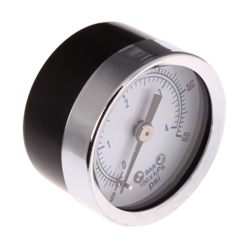 1/8 "NPT Themen Mini Manometer Luft Kompressor Hydraulische Manometer Druck Tester 0-60PSI Zurück Montieren 1.5" Zifferblatt platte