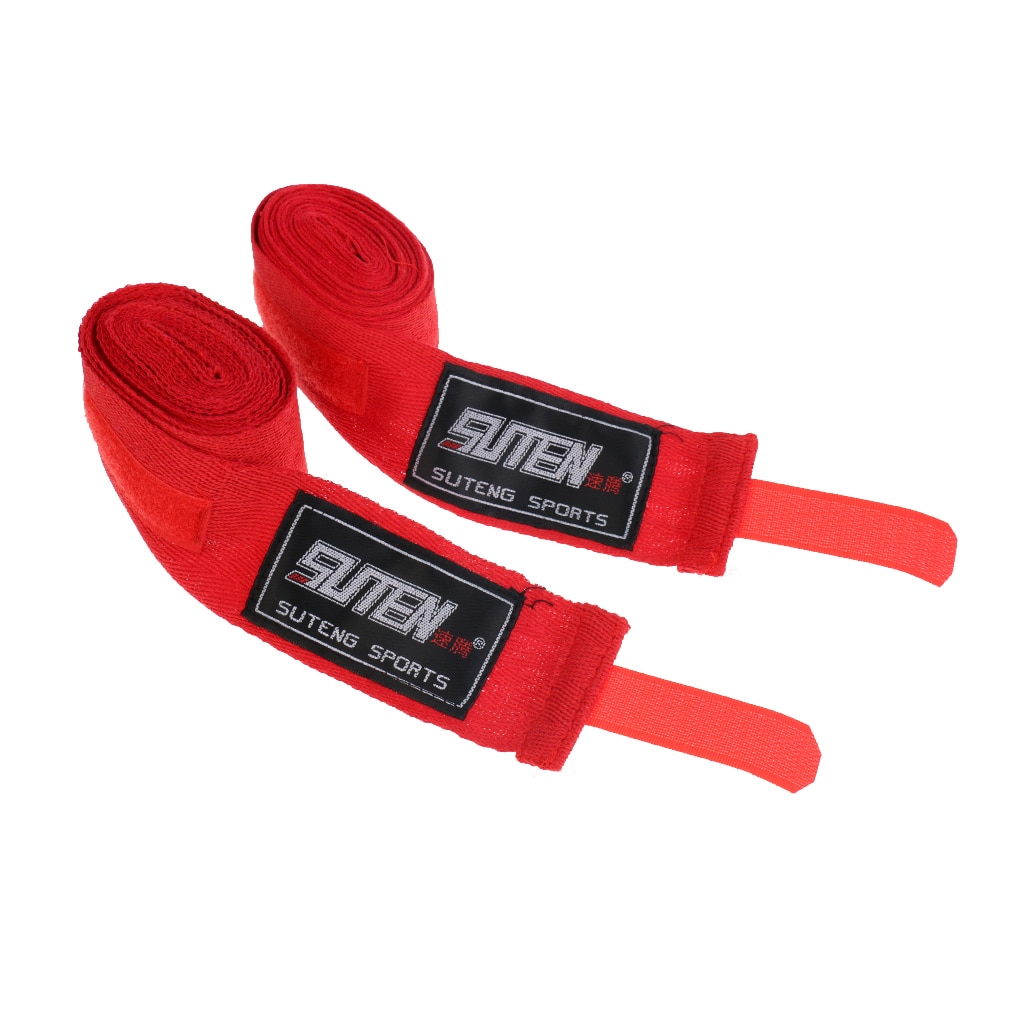 1 Pair Kickboxing Boxing Bandage Tape Wrist Hand Protector Fist Punching Gloves