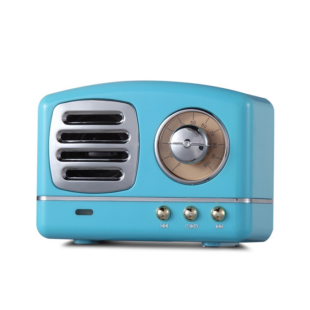 Stijl Mobiele Telefoon Bluetooth Speaker Innovatieve Radio Retro Draagbare Mini Draadloze Bluetooth Speaker Luidspreker Luidsprekers: Blauw