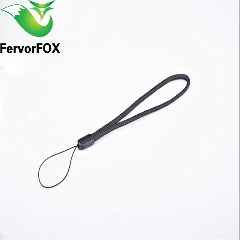 5pcs Hand Wrist Strap Lanyard for Camera Cell phone ipod mp3 mp4 Lanyards Paracord 550 7 Strand black