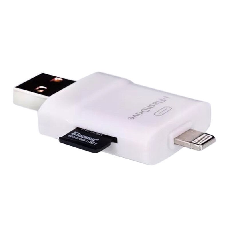 USB i-Flash Drive HD Micro SD/TF Memory Card Reader Adapter For iPhone iPad iPod iphone 5 6 7