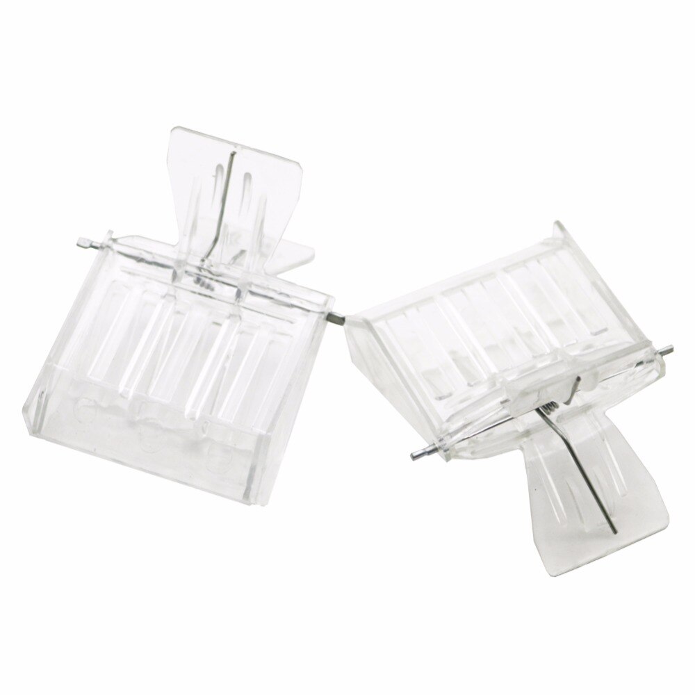 20 Pcs Beekeeping Tools Queen Cage Colorless Plastic Clip Bee Clip Beekeeping Equipment Isolation Room Insectary Box