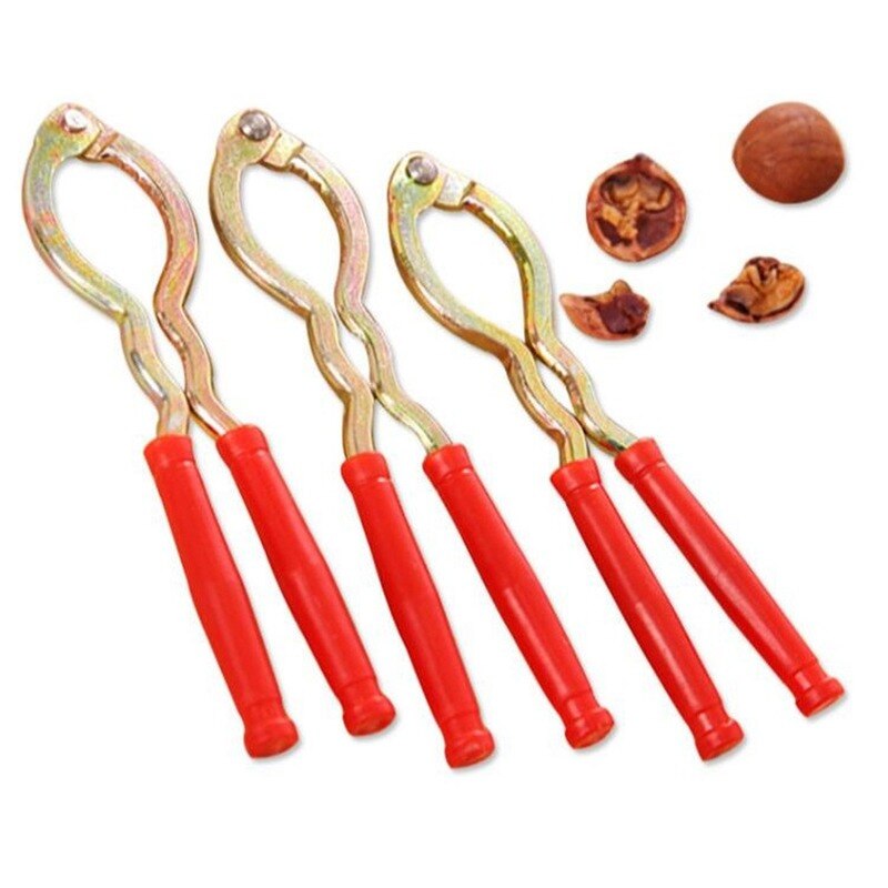 Stainless Steel Nutcracker Eco-Friendly Kitchen Tool Multi-Function Nut Cracker Sheller Walnut Cracker Plier Metal Tool FB