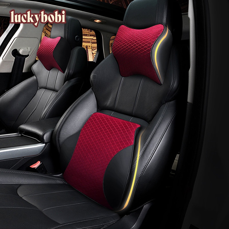 Auto Kissen Kopf Hals Rest Massage Auto Kissen Raum Speicher Hals Kopfstütze Auto Abdeckung Nacken Kissen Sitz Kopfstütze Zubehör 002