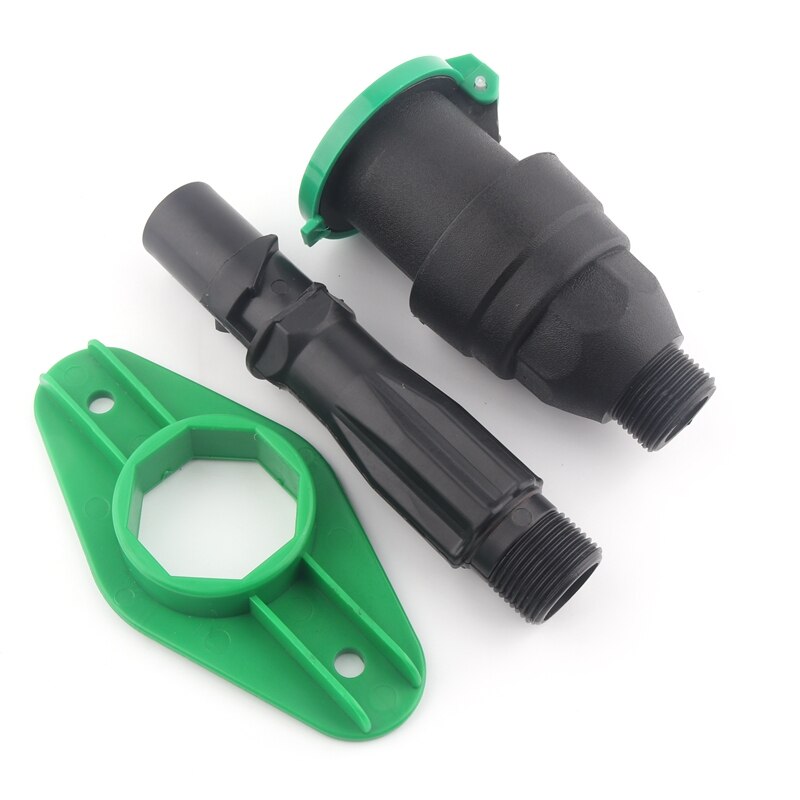 3/4" 1" Male Thread Plastic Quick Water Intake Valve Garden Lawn Irrigation Car Washing Connection Water Hydrant Elbow Connector