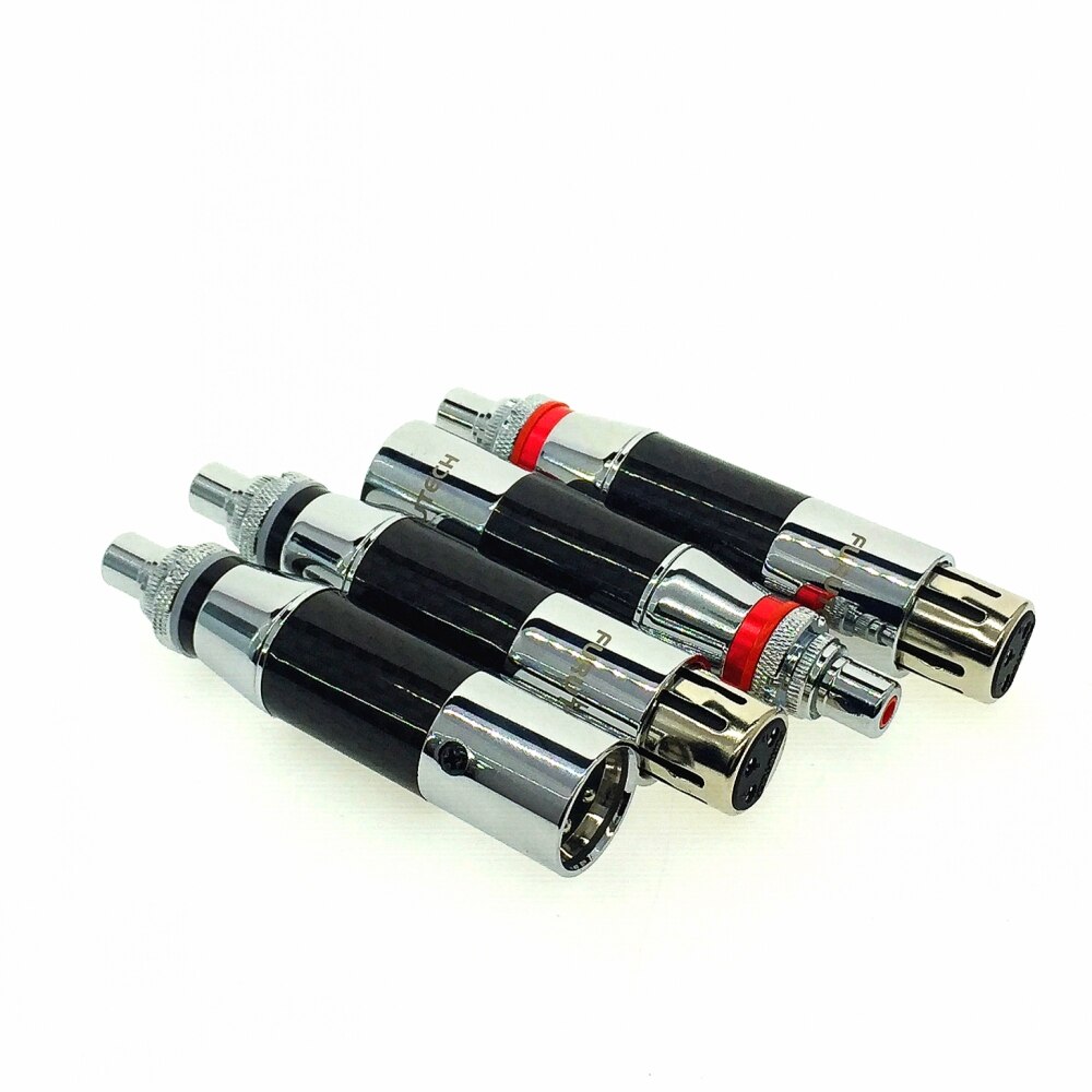 FURUTECH CF-601M y CF-602F adaptador de enchufe de Cable equilibrado rodio XLR macho hembra a conector hembra RCA