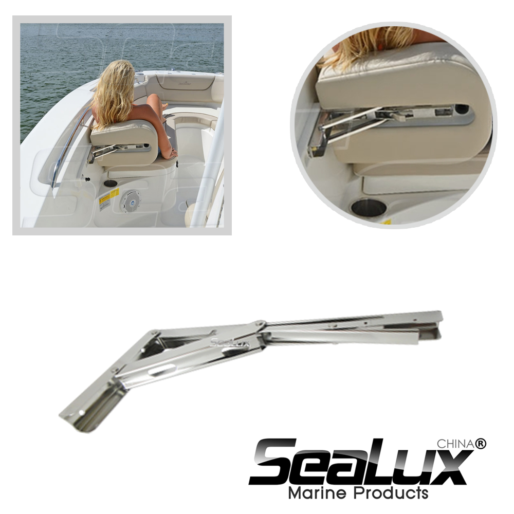 Sealux 1 pcs Marine Grade Stainless Steel 304 Universal Wall mounted Folding Table Bracket Shelf Bench Support 150kgs