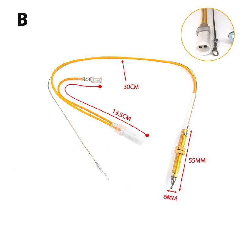 Gasfornuis Vlam Falen Veiligheid Enkele Dubbele Thermokoppel Draad Inductie Naald Instrument Sensor: B