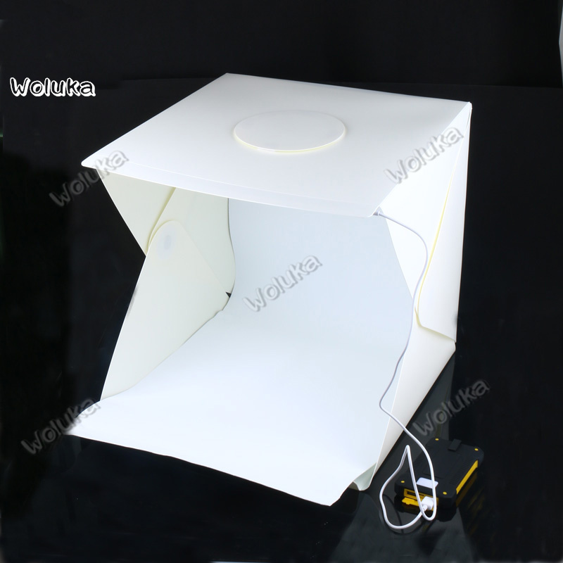 Caja de iluminación led portátil plegable para estudio, softbox de fotografía, flexo de disparo Simple, 40x40cm, CD50, T03