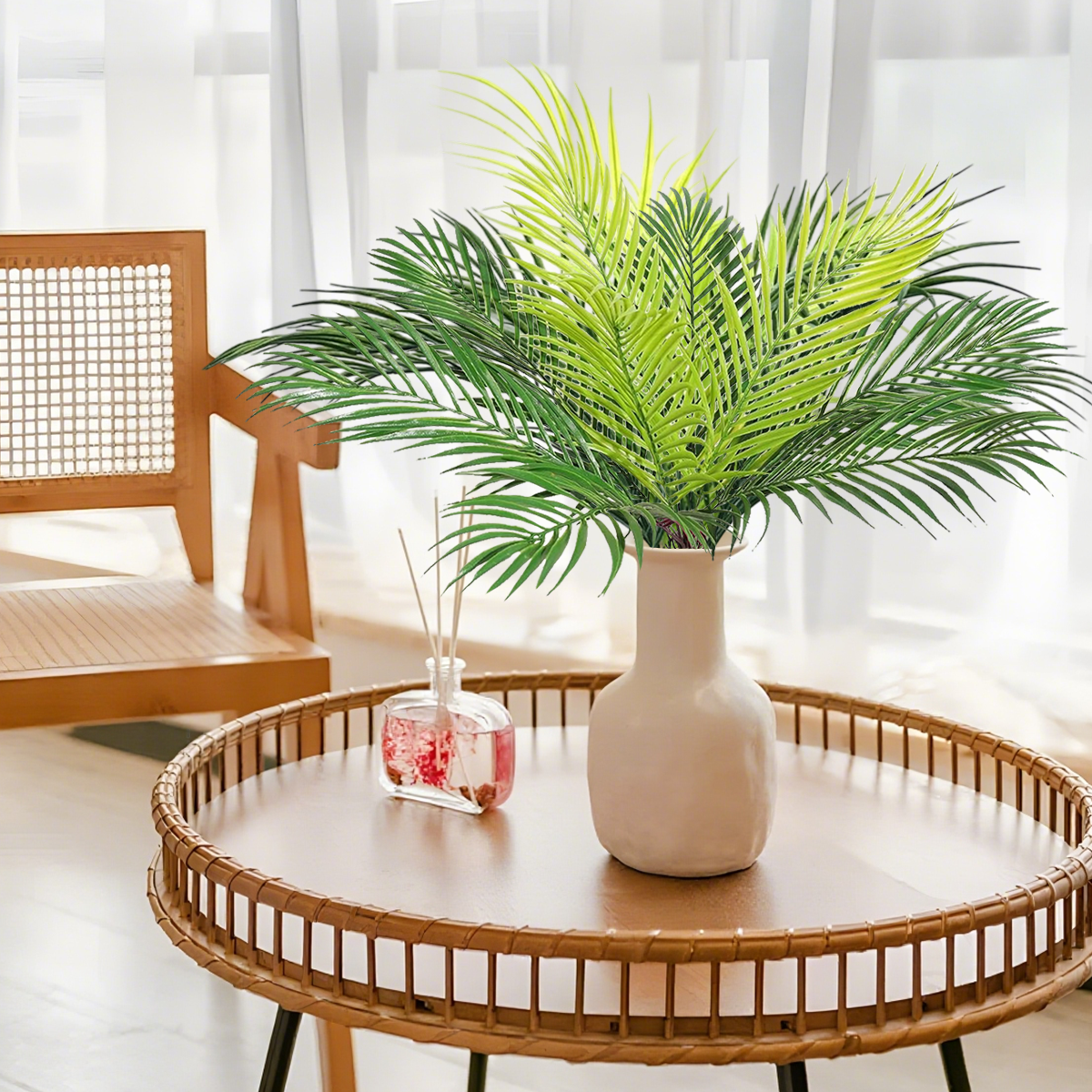 1 st 9 Bladeren 50 cm Kunstplanten Tropische Palmboom Tak Kerst Decoratie Home Decor Kamer Tuin Kantoor Jungle Party