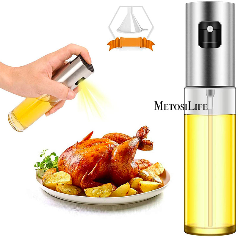 Oil Sprayer for Cooking Olive Oil Sprayer Mister Olive Oil Spray Bottle Olive Oil Spray for Salad, BBQ, Kitchen Baking