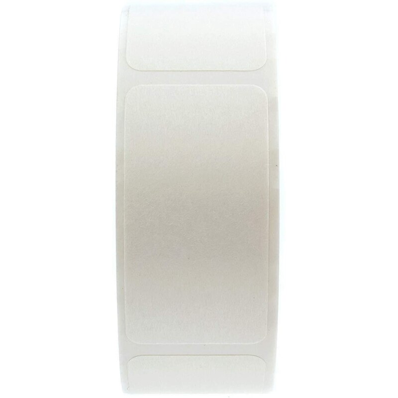 Verwijderbare diepvriesetiketten voedselbewaarstickers 1 x 3in koelkastdiepvriesetiketten zelfklevende papieren etiketten (2 rollen, blanco)
