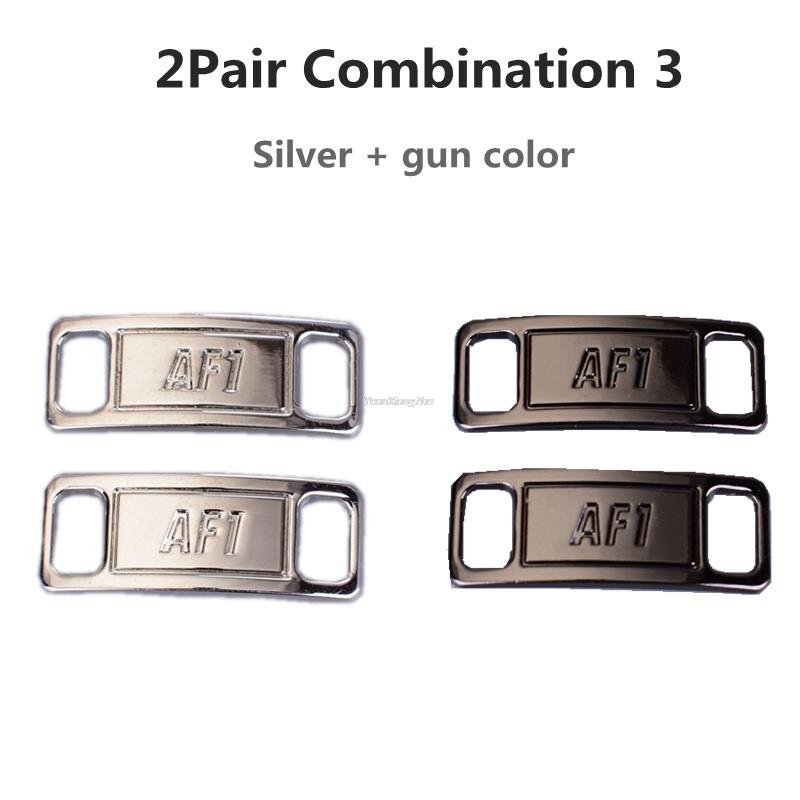 Combinación AF1 de abalorios de diamante para zapatos, cordones de , hebilla de Metal de , decoraciones, Chapa de la Fuerza Aérea 1, accesorios para zapatos