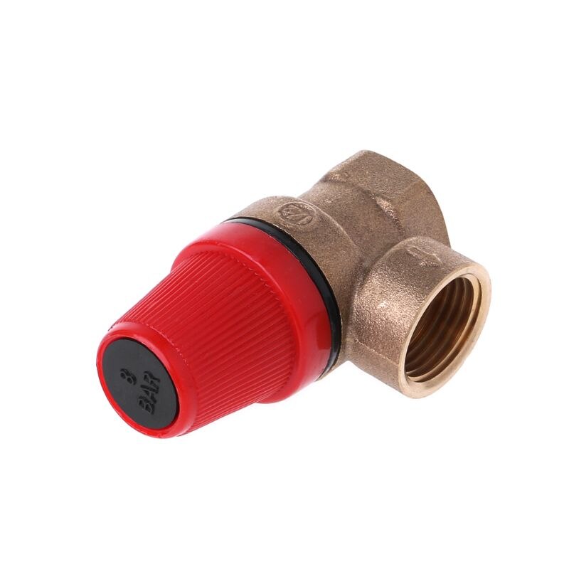 3/5/6/8 Bar Brass Safety Valve Drain Relief Swithch For Solar Water Heater Double Inner Wire