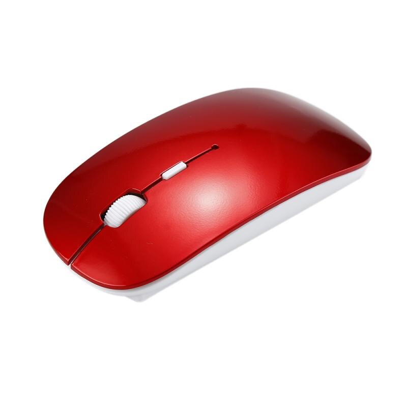 Ratón inalámbrico de 2,4G con 3 teclas, dispositivo con receptor USB para ordenador portátil, PC de escritorio, Mause ligero