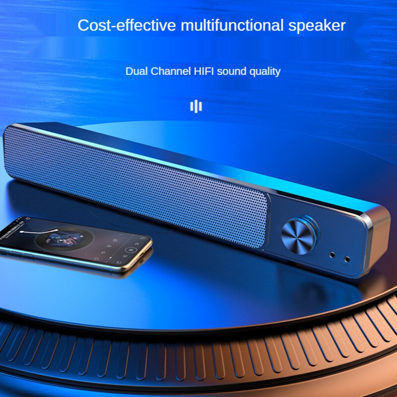 G18 Lange Spiegel Desktop Luidspreker Mobiele Telefoon Computer Stereo Desktop Extra Bass Fotografie Glijbaan Viewer