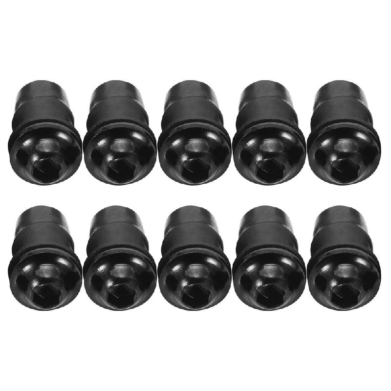 10PCS Motorcycle M5 5mm Metric Rubber Wind Screen Fairing Well Nut Wellnut Windshield Screw For Auto Motorbike Off-road