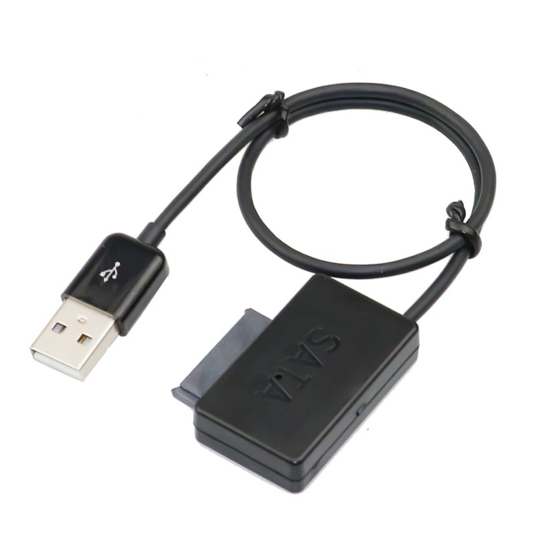 Unità di CD-ROM Notebook SATA a cavo USB 6P 7P SATA a USB 2.0 Easy Drive linea scatola di trasferimento unità casi componenti del Computer