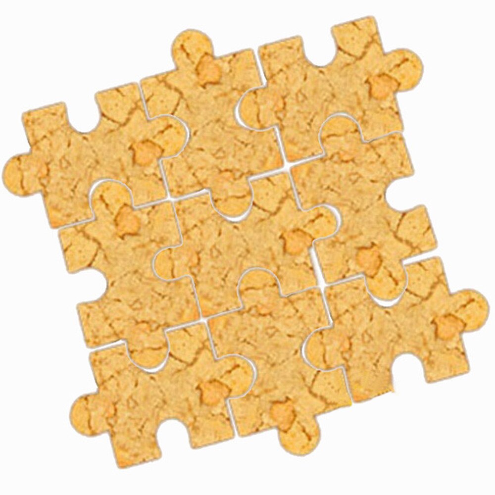 Puzzle bilden Cookie Schimmel Cutter Edelstahl Fondant Schneider Werkzeug DIY Kekse Fondant Kuchen Dekorieren Cookie Kekse Stempel