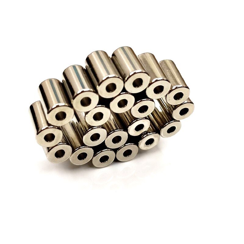 12P N52 Diametrically Magnet Ring Tube Diameter 8x3.05x20 mm Precision NdFeB High Temp. Neodymium Permanent Rare Earth Magnetic