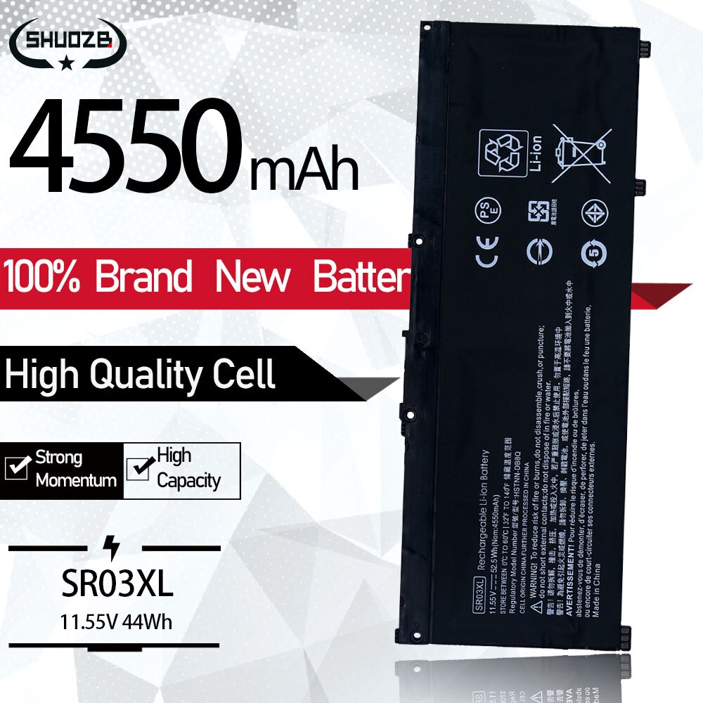 SR03XL Batterie Pour HP OMEN L08934-2B1 L08855-855 15-CE 17-CB0052TX TPN-Q194 TPN-C133 TPN-C134 15-CX0096TX,CX0006NT HSTNN-DB8Q