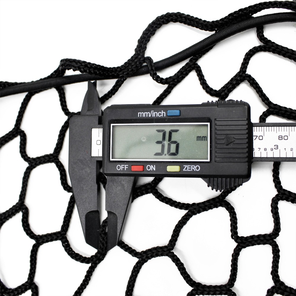 Bil bagagerumsnet 100 x 100 cm elastisk stærk nylon bagageopbevaring organisator net net universal til bil varevogn pickup suv mpv