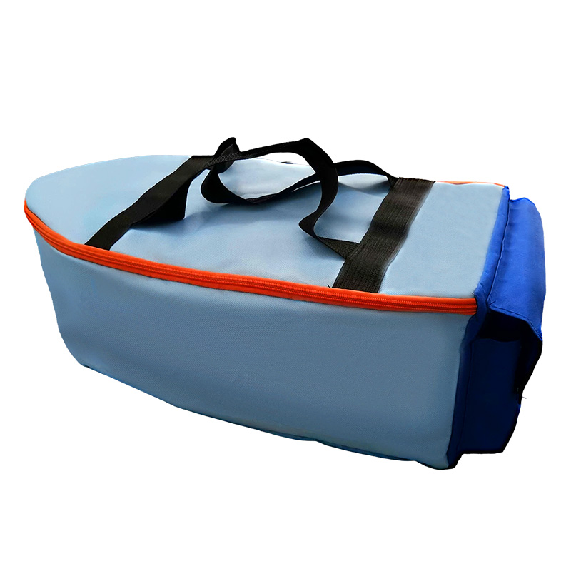 Rollfish bolsa de barco de isca de grande capacidade, resistente ao desgaste, tecido oxford, durável, fechamento com zíper para viagens, acessórios de pesca: Azul