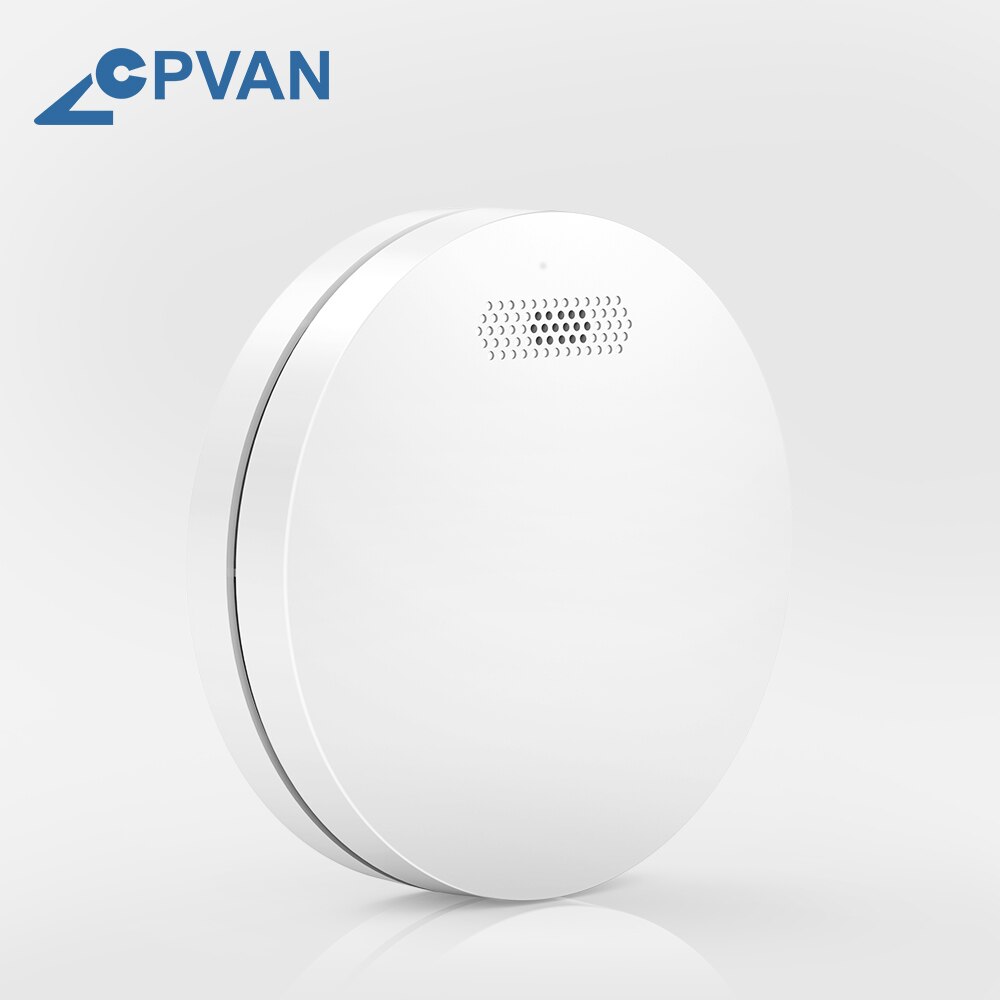 CPVAN 433MHZ Interlink Smoke Detector Sensor With CE/TUV Approval Home Security Photoelectric Rauchmelder Fire Alarm: With Battery