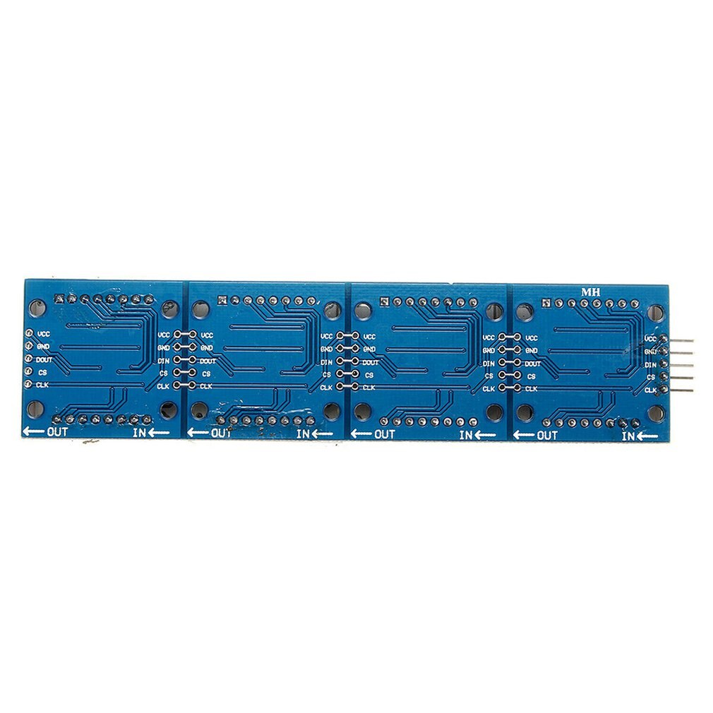 Max7219 Punkt Matrix Modul Steuert Mcu Modul 4 in Einem Anzeige Senden 5P Linie Max Kontrolle Punkt Matrix Modul