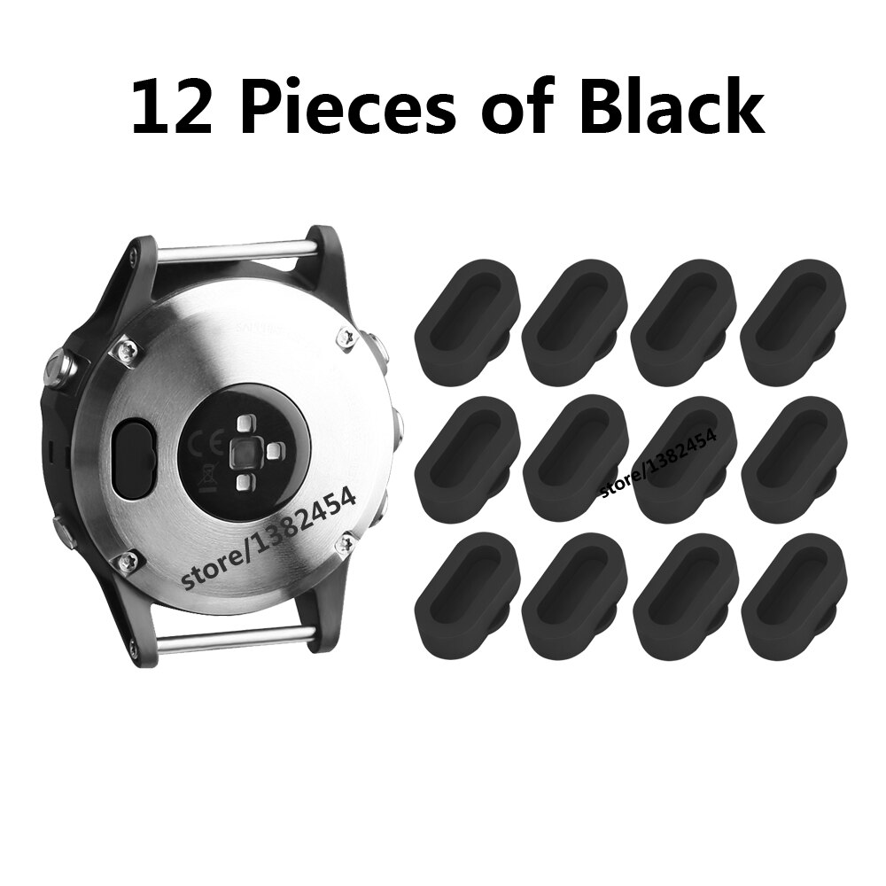 12 piezas Multi-Color de silicona a prueba de polvo tapones de tapas para Garmin Fenix 5 Garmin Fenix 5 precursor 935 Anti-arañazos y polvo protectores