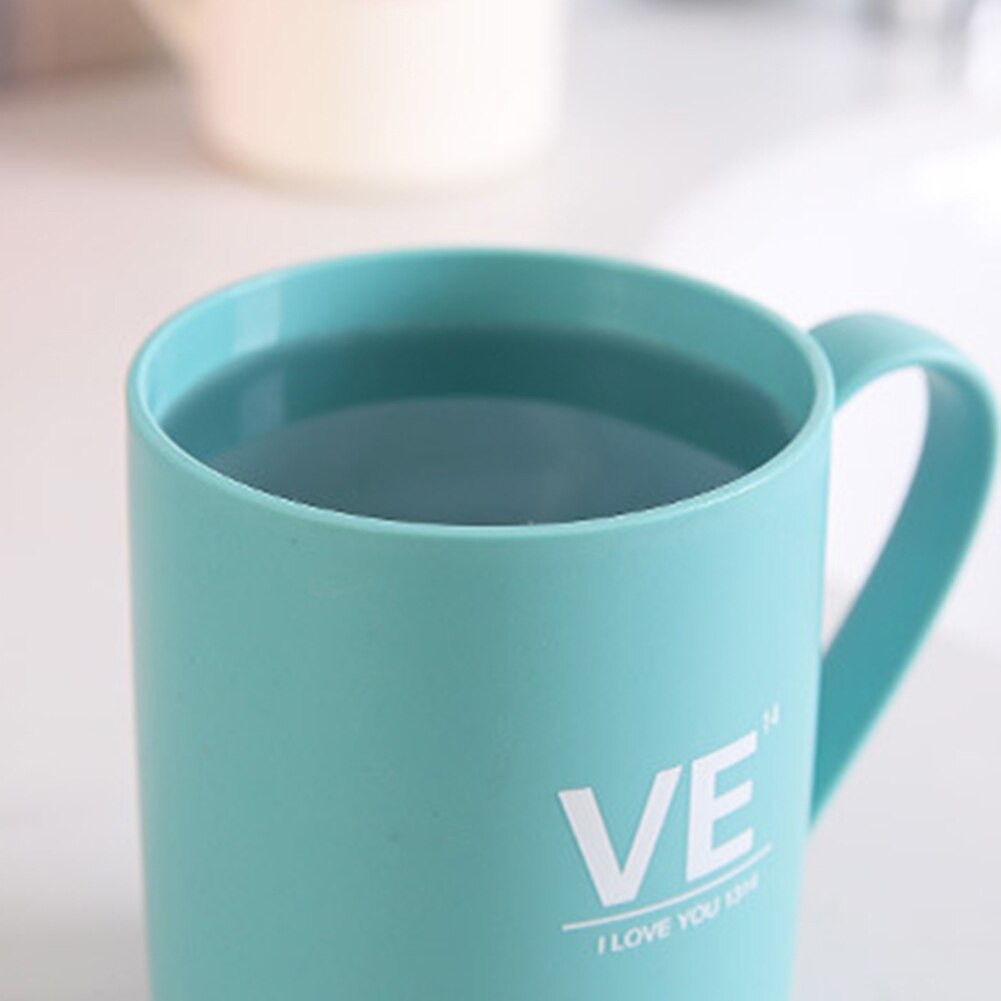 Household Bathroom Plastic Tea Mug Brushing Toothbrush Couple Washing Cup Mug bathroom bath banheiro salle de bain badkamer