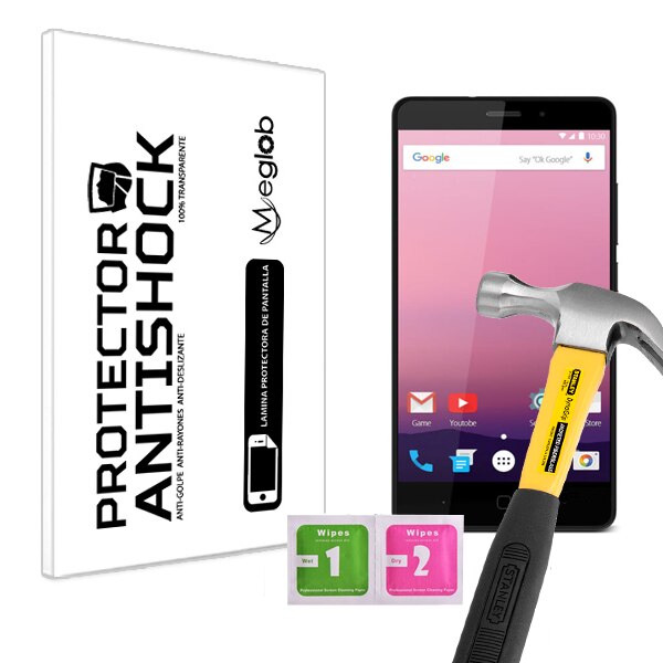 Protector de pantalla Anti-Shock Anti-arañazos Anti-rotura compatible con Vernee Thor E