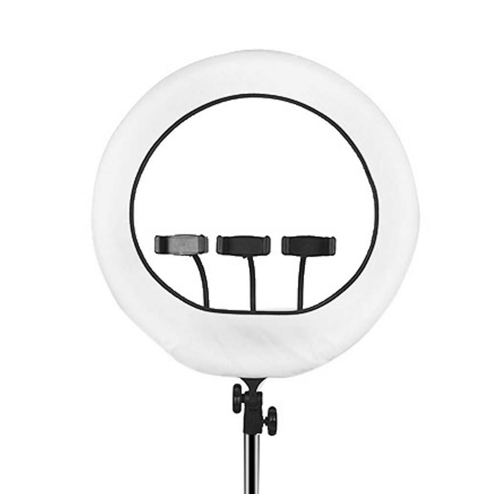 Diffusore di luce ad anello da 18 pollici anello di riempimento portatile anello diffusore di luce paralume fluorescente per riprese di prodotti registrazione Video