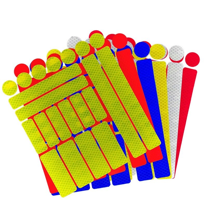 Car Stickers Reflective Stickers Reflector Bike Reflective Tape Cycling Decal Tape Bicycle Stickers