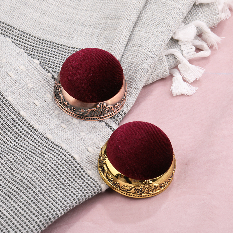 KRABALL-Pin de aguja de coser de estilo Vintage, herramienta de punto de cruz, alfombrilla de costura para agujas, accesorios de costura