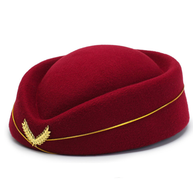 Frauen Flug begleiter Kleidung Zubehör Flug begleiter Kostüm Flug begleiter Hut Stewardess Cosplay Business Uniform
