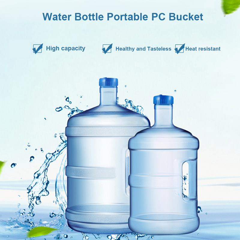5l 75l Mineral wasser reiner Eimer Wasser flasche tragbarer PC-Eimer Haushalt große Kapazität Reinwasser eimer mit Griff Eimer