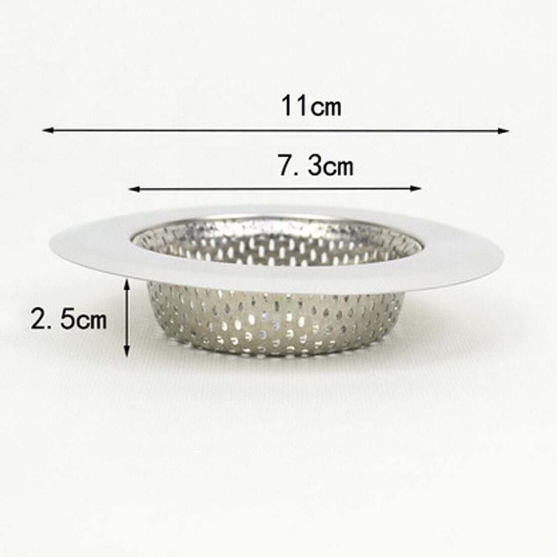 Køkkenvask si afløbshul filter fælde metal vask si rustfri stål badevask afløb afløbsskærm 7cm/9cm/11cm
