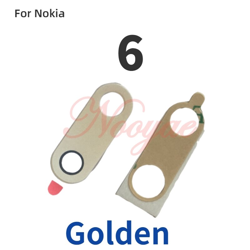 Nova phopat Schwarz Neue zurück groß hinten kamera glas objektiv für Huawei Ehre 8X9 lite spielen 7x Kamerad 10 nova 3i kamera objektiv mit aufkleber: Pro nokia6 golden