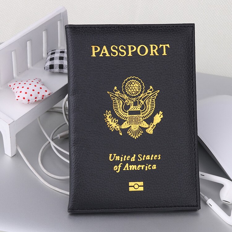 Foreverfriends Verenigde Staten Paspoorthouder Cover Pu Lear Id-kaart Travel S Paspoort Covers Paspoort Voor Amerika: Ivoor