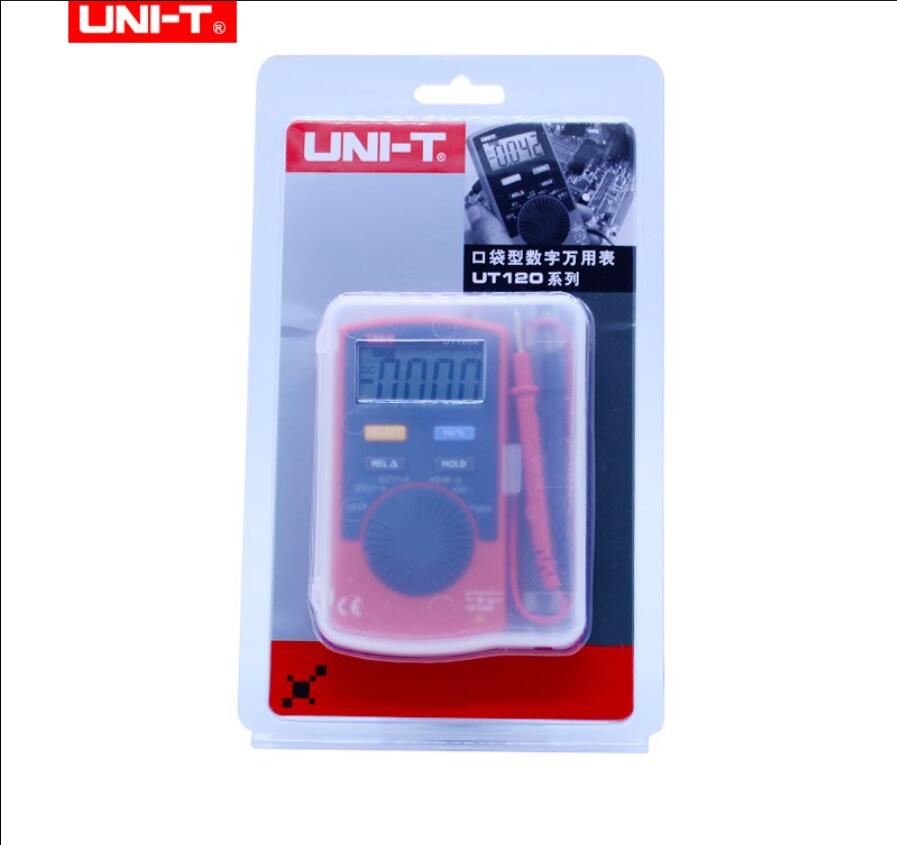 Mini Digitale Multimeter UNI-T UT120 Serie Digitale Lcd Palm Grootte Auto Range Multimeter Dc Ac Pocket: UT120A