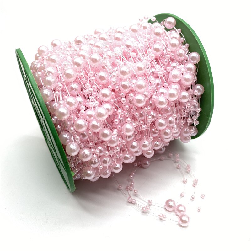 5Meter 3 + 8mm Angelschnur Künstliche Perlen Blume Perlen Kette Girlande Blumen Hochzeit Party Dekoration Diy Zubehör: 07