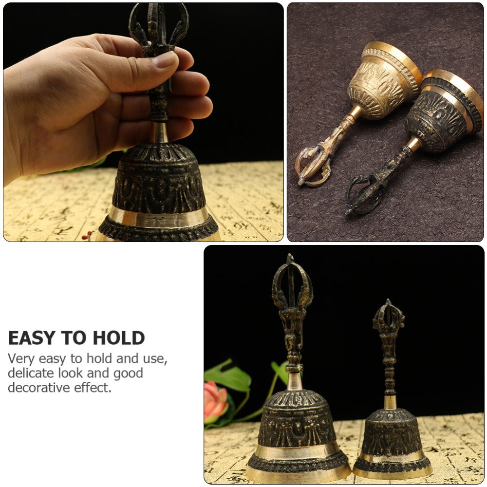 Handle Bell Handbell Decorative Bell Unique Hand Shaking Bell for Home