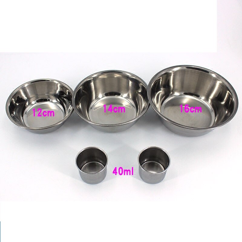 Dressing bowl thickened 304 stainless steel medication cup anti-iodine solution measuring cup cotton ball dressing storage bowl