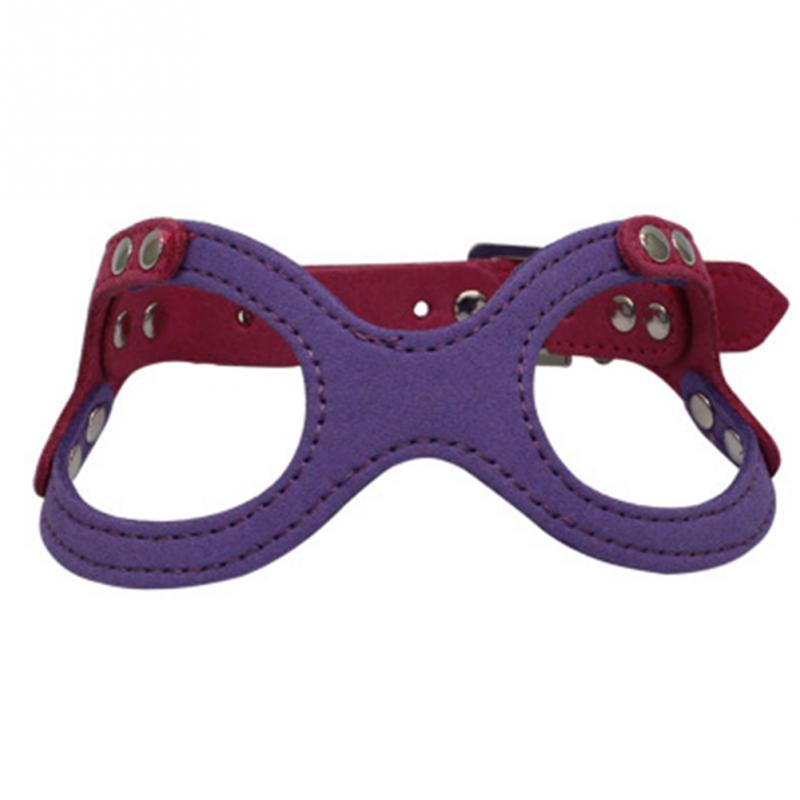 Arnés para perros suave y ajustable, para cachorros, Chihuahua: Purple / S