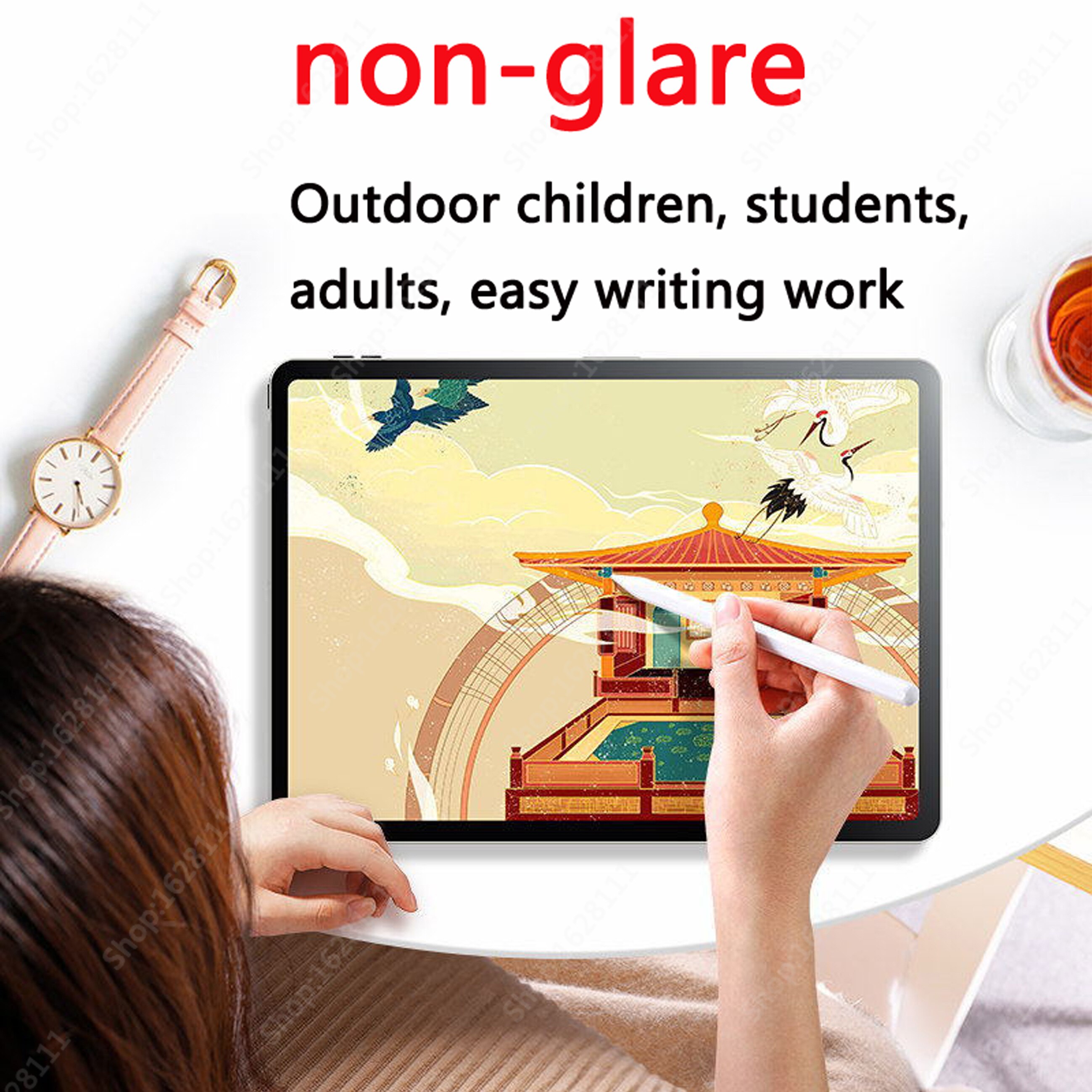 2pcs Paper Protector Like Film Matte PET Anti Glare Painting For iPad Air 4 10.9 10.2 9.7 10.5 Air 3 pro11 12.9 inch mini Screen